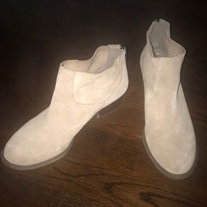 Taupe suede Jessica Simpson Ankle Boots size 8